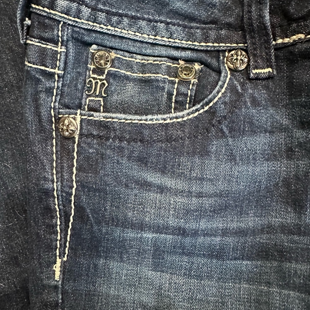 Retro Miss Me Denim Boot Cut Jeans. Sz28 - Picture 9 of 12